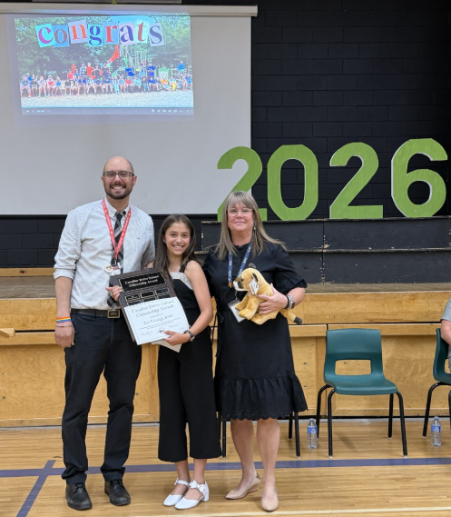 We are proud to recognize Zoe Estanga Brito as the first-ever recipient of the Citizenship Award at Cavalier Drive School.
